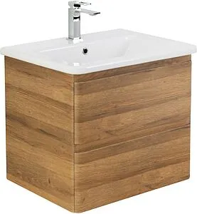 Тумба-умывальник подвесная BelBagno ALBANO-CER 60 Rovere Rustico ALBANO-CER-600-2C-SO-RR+12060-KL, 3
