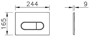 Комплект 5 в 1 VitrA Normus L-box 9773B003-7207 с кнопкой белый глянцевый Комплект 5 в 1 VitrA Normus L-box 9773B003-7207 с кнопкой белый глянцевый, 4