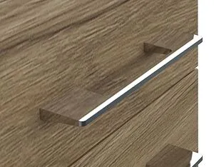 Шкаф-пенал подвесной Cersanit Lara 30 орех 63417 Шкаф-пенал подвесной Cersanit Lara 30 орех 63417, 5