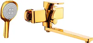 Смеситель для ванны с длинным изливом D&K Berlin Tourto золото DA1433303 Смеситель для ванны с длинным изливом D&K Berlin Tourto золото DA1433303, 1