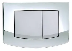 Клавиша смыва для унитаза TECEambia 9240254 кнопки/хром матовый, панель/хром глянцевый Клавиша смыва для унитаза TECEambia 9240254 кнопки/хром матовый, панель/хром глянцевый, 1