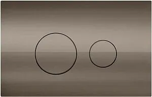 Клавиша смыва для унитаза Toni Arti Baglio TA-0088 Nikel Brush Клавиша смыва для унитаза Toni Arti Baglio TA-0088 Nikel Brush, 1