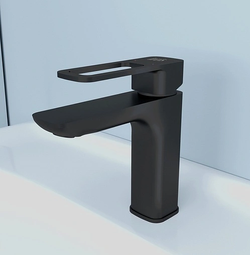 Смеситель для раковины IDDIS Slide чёрный матовый SLIBL00i01