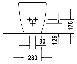 Биде напольное Duravit Happy D.2 белый 2259100000 Биде напольное Duravit Happy D.2 белый 2259100000, 4