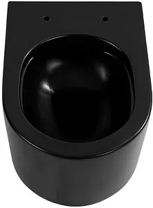 Унитаз подвесной безободковый Aquatek Мия черный матовый AQ2004-MB, 5