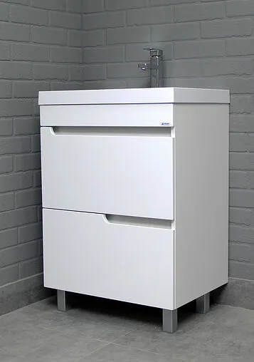 Тумба под умывальник напольный Айсберг Веста 60 белый DV5911T