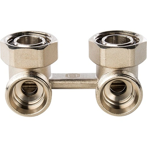 Узел нижнего подключения радиатора угловой ¾&quot;ек x ¾&quot;ек Stout SVH-0004-000020