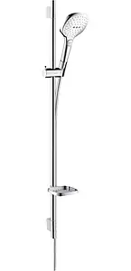 Душевая стойка Hansgrohe Raindance Select E 120 3jet 90см хром/белый 26621400 Душевая стойка Hansgrohe Raindance Select E 120 3jet 90см хром/белый 26621400, 1