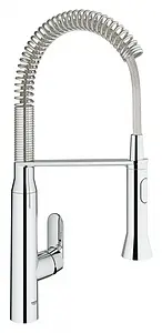 Смеситель для кухни с выдвижным изливом Grohe K7 хром 31379000, 1