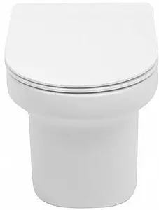 Унитаз подвесной безободковый Aquanet Nova-W Rimless белый NOVA-W Унитаз подвесной безободковый Aquanet Nova-W Rimless белый NOVA-W, 3