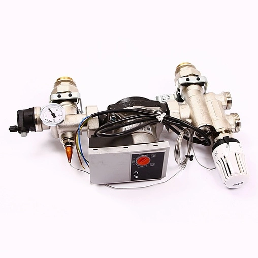 Узел насосно-смесительный с насосом Wilo Yonos PARA RS25/6 Uni-fitt Solomix 471E1200