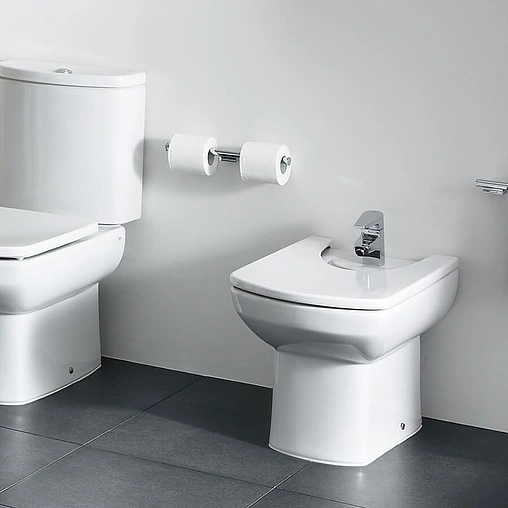 Биде напольное Roca Dama Senso белый 357517000