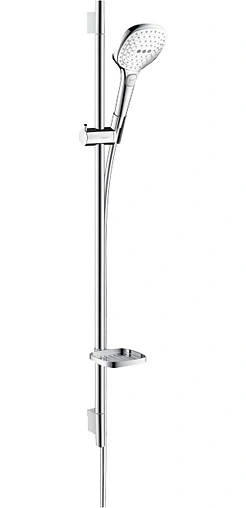 Душевая стойка Hansgrohe Raindance Select E 120 3jet 90см хром/белый 26621400