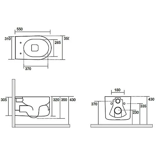 Унитаз подвесной безободковый Kerasan Nolita Tornado белый 531501
