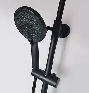 Душевая система со смесителем для ванны Osgard Solen Black чёрный матовый 58050 Душевая система со смесителем для ванны Osgard Solen Black чёрный матовый 58050, 3