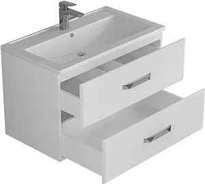 Тумба-умывальник подвесная Uperwood Foster 80 белый 291020531 Тумба-умывальник подвесная Uperwood Foster 80 белый 291020531, 5