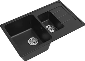 Мойка кухонная Ewigstein Elegant E-R60KF антрацит Мойка кухонная Ewigstein Elegant E-R60KF антрацит, 1