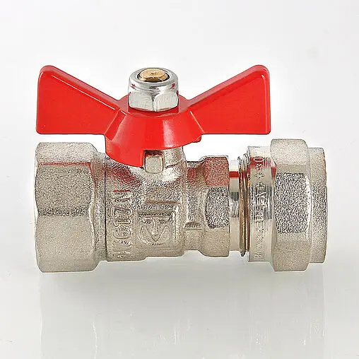 Кран шаровый с переходом на мп трубу 16мм x ½&quot;в Valtec VT.342.N.1604