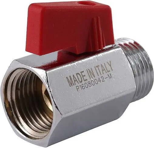 Кран шаровый мини ½"в x ½"н Itap Mini 1260012 Кран шаровый мини ½"в x ½"н Itap Mini 1260012