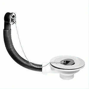 Выпуск для мойки с круглым переливом Mc Alpine полированная сталь OF2-113 Выпуск для мойки с круглым переливом Mc Alpine полированная сталь OF2-113, 1