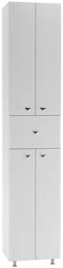 Шкаф-пенал напольный Айсберг Классик 40 белый DA1056P, 1