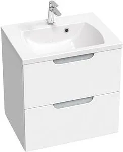 Тумба-умывальник подвесная Ravak Classic II 60 белый/серый X000001477+XJX01160003 Тумба-умывальник подвесная Ravak Classic II 60 белый/серый X000001477+XJX01160003, 1