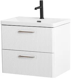 Тумба-умывальник подвесная BelBagno DUE 60 Bianco Lucido DUE-600-2C-SO-BL-P+BB-8076-3-60, 3