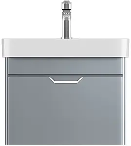 Тумба-умывальник подвесная ISVEA Fonte 48 серый 21SQS004049I+10SQ50048SV, 4