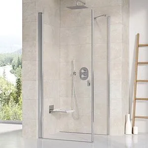 Боковая стенка 900мм прозрачное стекло Ravak Chrome CPS-90 9QV70C00Z1, 5