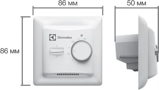 Терморегулятор Electrolux Thermotronic Basic слоновая кость ETB-16 EEC