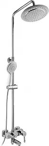 Душевая система со смесителем для ванны Timo Hette белый/хром SX-1020/00 white, 1