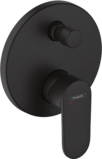 Смеситель для ванны скрытого монтажа Hansgrohe Vernis Blend чёрный матовый 71466670