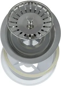 Выпуск с корзиной для мойки Wirquin хром 30717335 Выпуск с корзиной для мойки Wirquin хром 30717335, 3