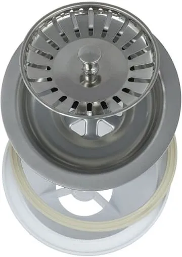 Выпуск с корзиной для мойки Wirquin хром 30717335 Выпуск с корзиной для мойки Wirquin хром 30717335