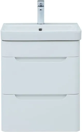 Тумба под умывальник подвесная Aquanet София 50 белый глянец 00274171