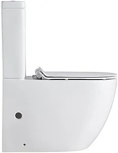 Унитаз-компакт безободковый Logan L1C белый 00261949+00261950 Унитаз-компакт безободковый Logan L1C белый 00261949+00261950, 3