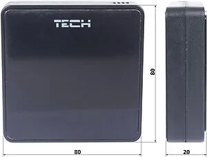 Беспроводной датчик температуры пола TECH ST-C-8f черный WG.03.0134 Беспроводной датчик температуры пола TECH ST-C-8f черный WG.03.0134, 2