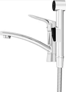 Смеситель для раковины с гигиеническим душем Damixa Jupiter хром 770230001 Смеситель для раковины с гигиеническим душем Damixa Jupiter хром 770230001, 5