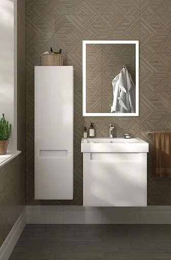 Тумба-умывальник подвесная Kerama Marazzi Buongiorno 60 белый BGN.60.1+1\WHT+BG.wb.60