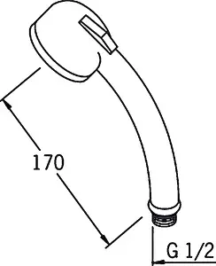 Лейка ручного душа Oras Sensiva хром 242010, 2