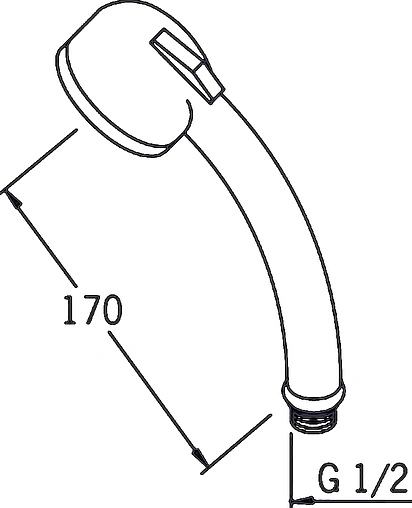 Лейка ручного душа Oras Sensiva хром 242010