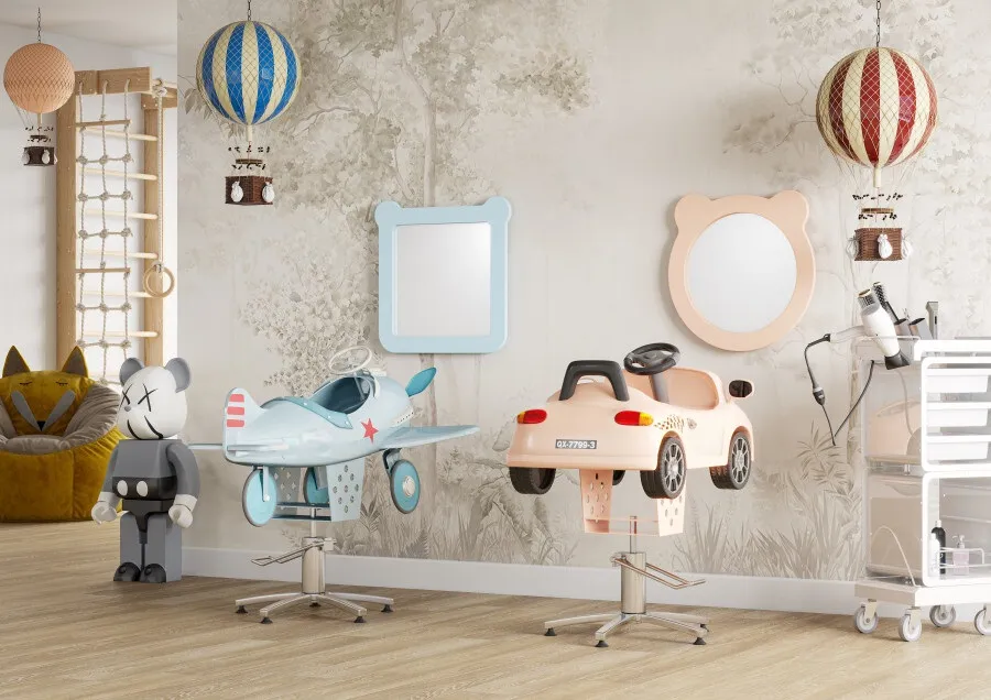 Зеркало Aquaton Каспер Мишка 50 розовый матовый 1A283302CR1E0