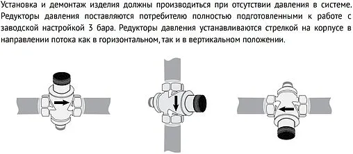 Редуктор давления поршневой ½&quot; Uni-fitt Mini 203G2140