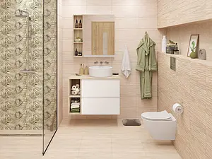 Шкаф-зеркало Cersanit Moduo 60 белый/дуб SB-LS-MOD40/Wh+SB-MD-MOD20-SW, 4