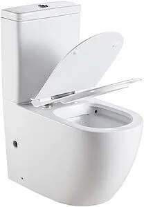 Унитаз-компакт безободковый Logan L1C белый 00261949+00261950 Унитаз-компакт безободковый Logan L1C белый 00261949+00261950, 5