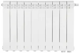 Радиатор алюминиевый 4 секции нижнее правое подключение Global Vox R 500, 2