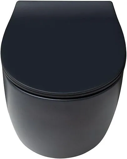 Унитаз подвесной безободковый Allen Brau Fantasy черный матовый 4.11004.31