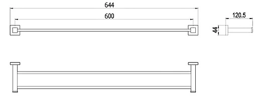 Полотенцедержатель Timo Selene хром 10056/00