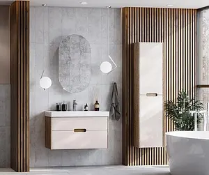 Шкаф-зеркало Aquaton Оливия 55 R белый 1A254502OL010, 4