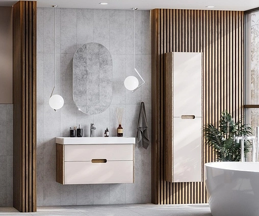 Шкаф-зеркало Aquaton Оливия 55 R белый 1A254502OL010